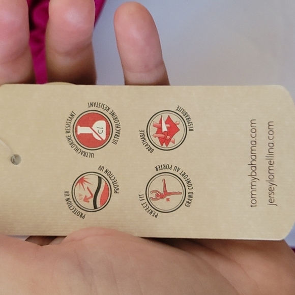 NWT Tommy Bahama Pink Tankini Top - Picture 10 of 10